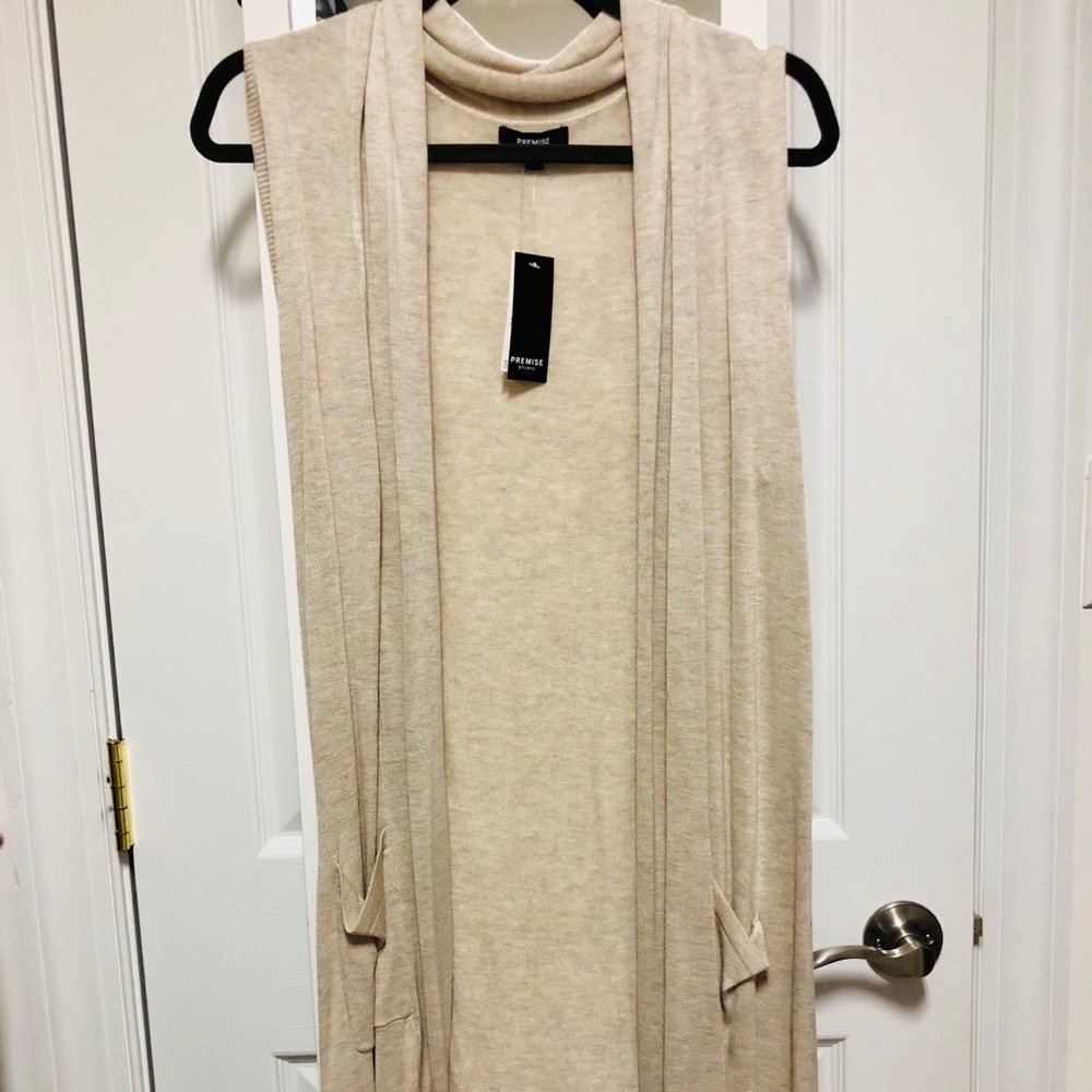 Long Cream Sweater